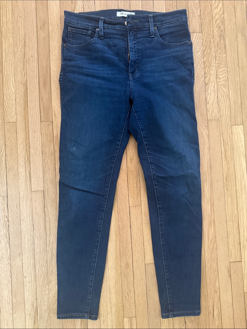 Madewell Indigo Skinny Jeans - Deep Blue Wash